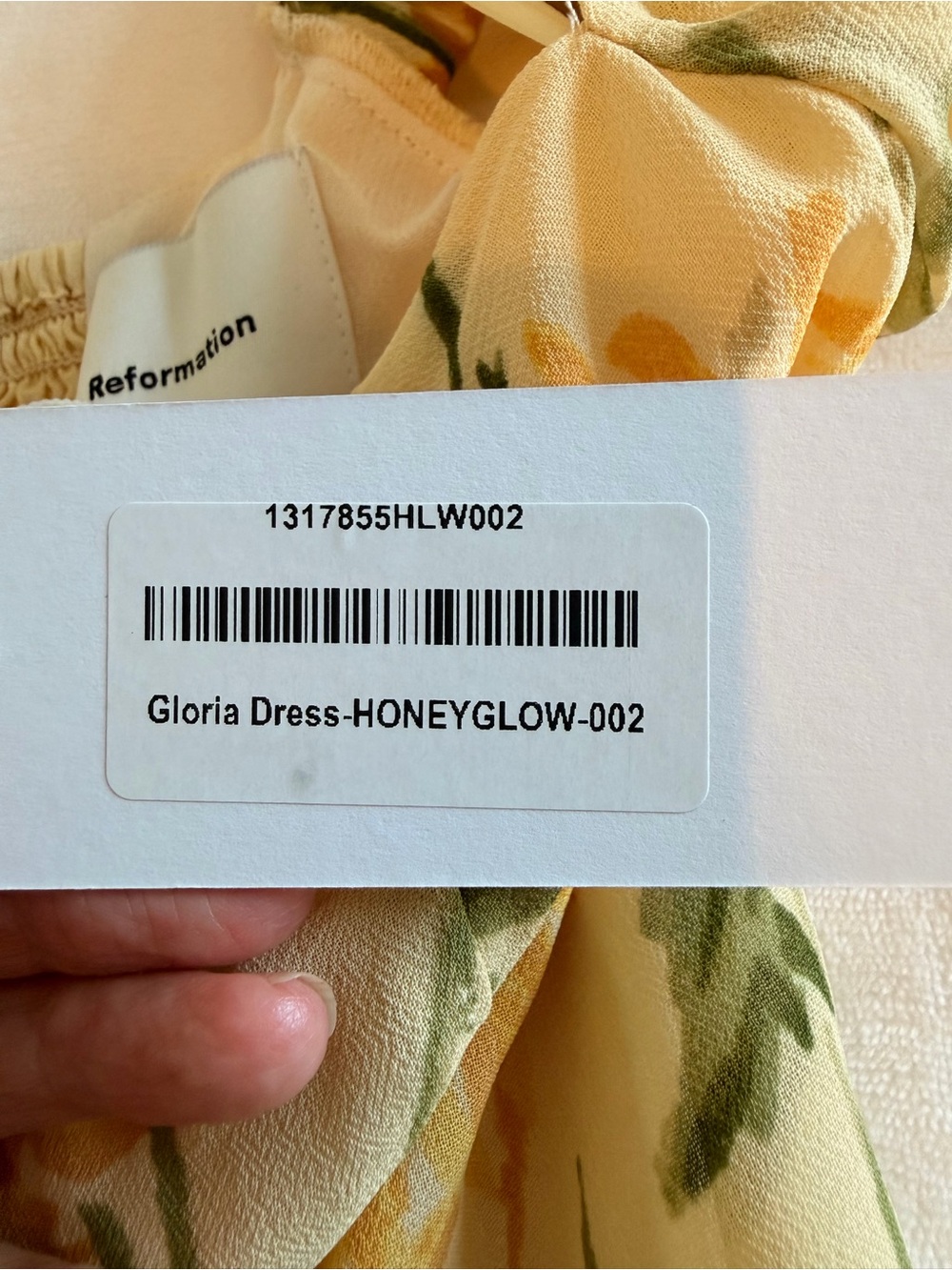 NWT Reformation Gloria Floral Yellow Puff Sleeve Maxi Dress (Size 2) - Picture 12 of 14